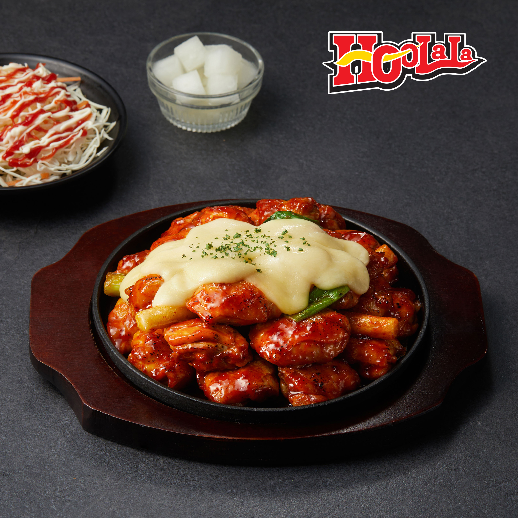 [훌랄라참숯치킨] 치즈 순살닭다리살 바베큐