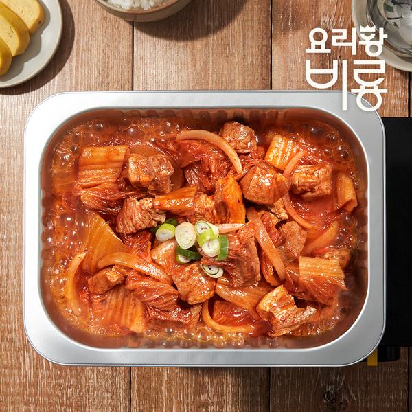 [캠핑갈땐] 요리왕비룡 냄비 돼지고기 김치찜