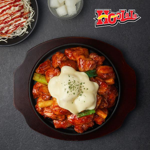 [훌랄라참숯치킨] 치즈 순살닭다리살 바베큐