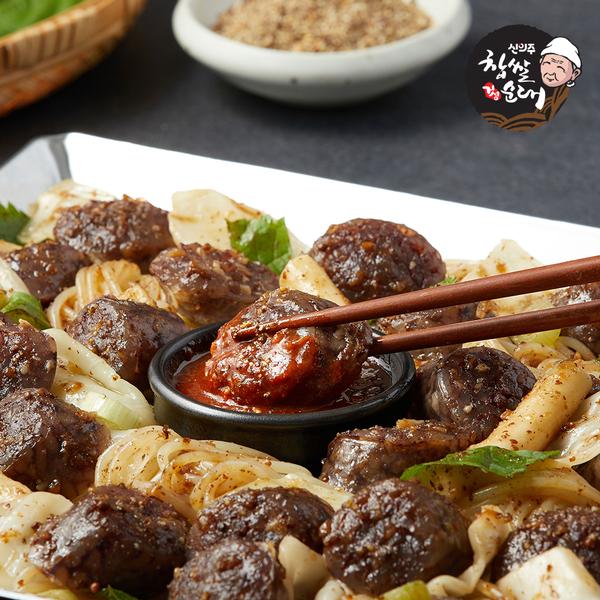 [신의주찹쌀순대] 들깨 가득 백순대볶음