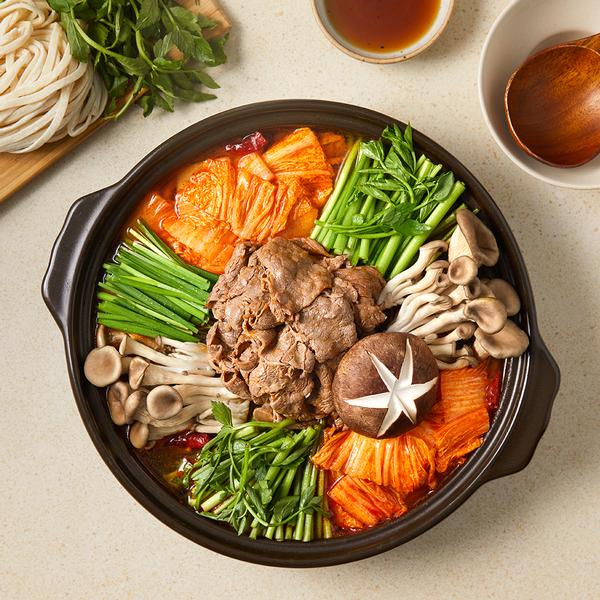 얼큰 미나리 샤브샤브