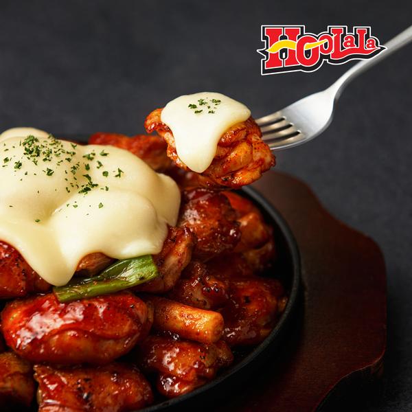 [훌랄라참숯치킨] 치즈 순살닭다리살 바베큐